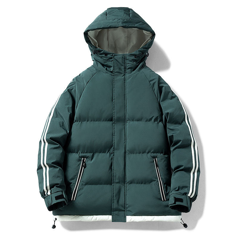 Veste Sportive à Bandes Latérales – Vert