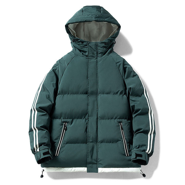 Veste Sportive à Bandes Latérales – Vert