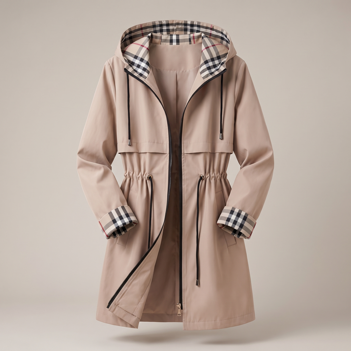 Veste à Capuche Taille Ajustable