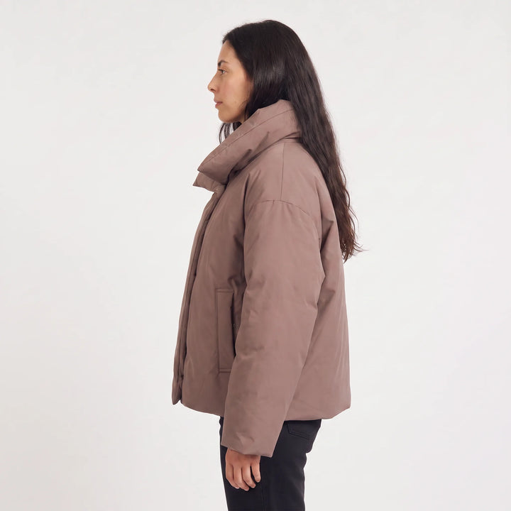 Veste ample à col enveloppant