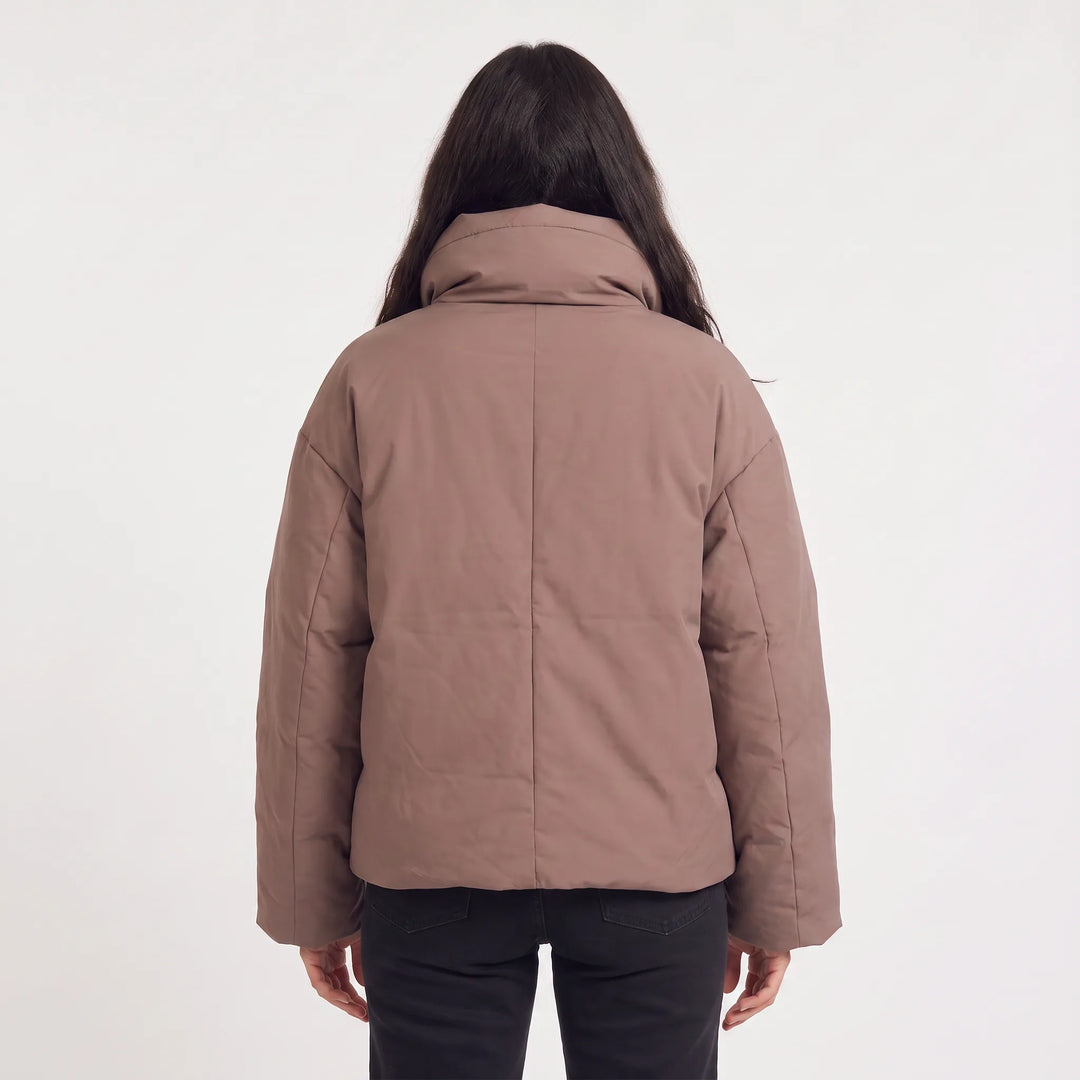 Veste ample à col enveloppant