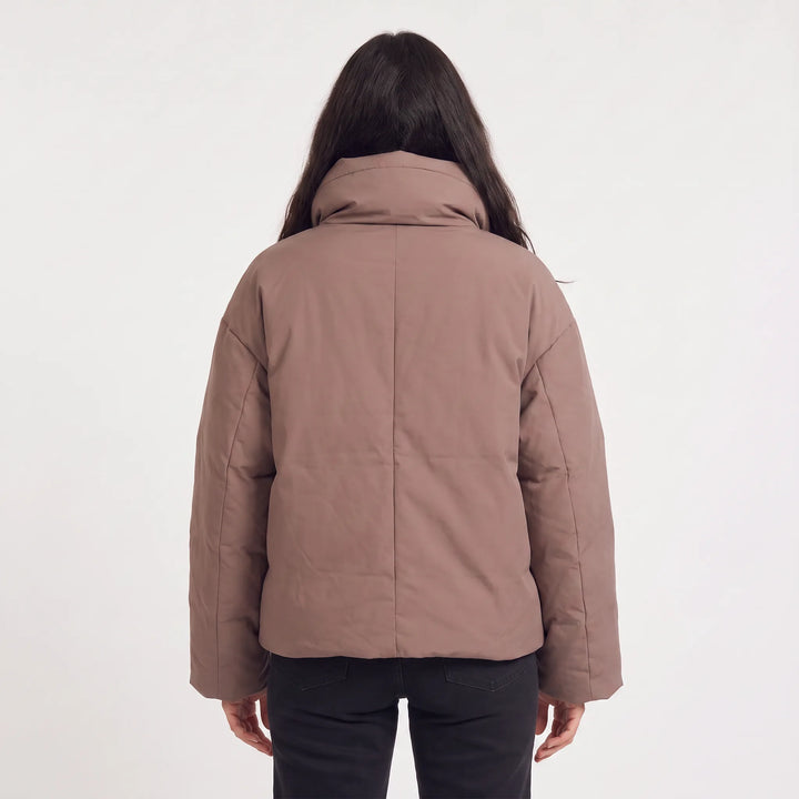 Veste ample à col enveloppant