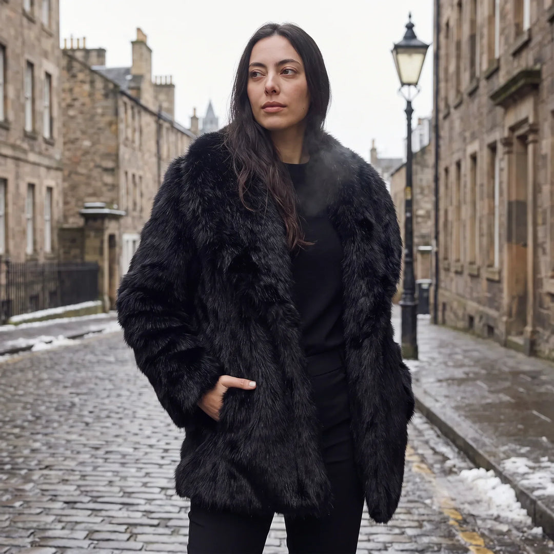 Veste ample et douillette