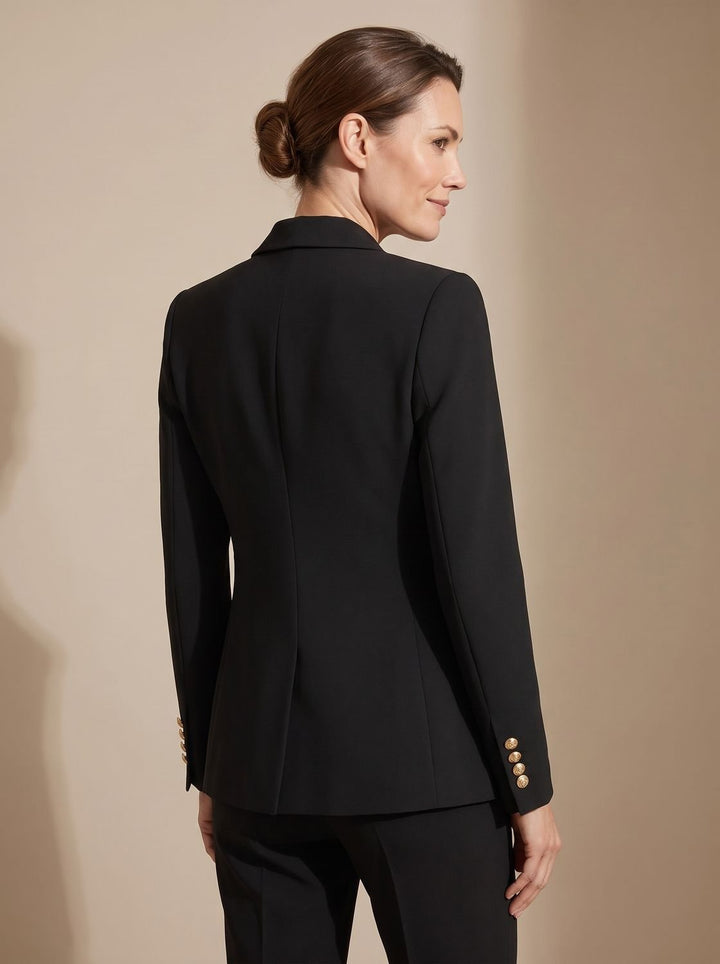Veste Blazer Croisée Structurée