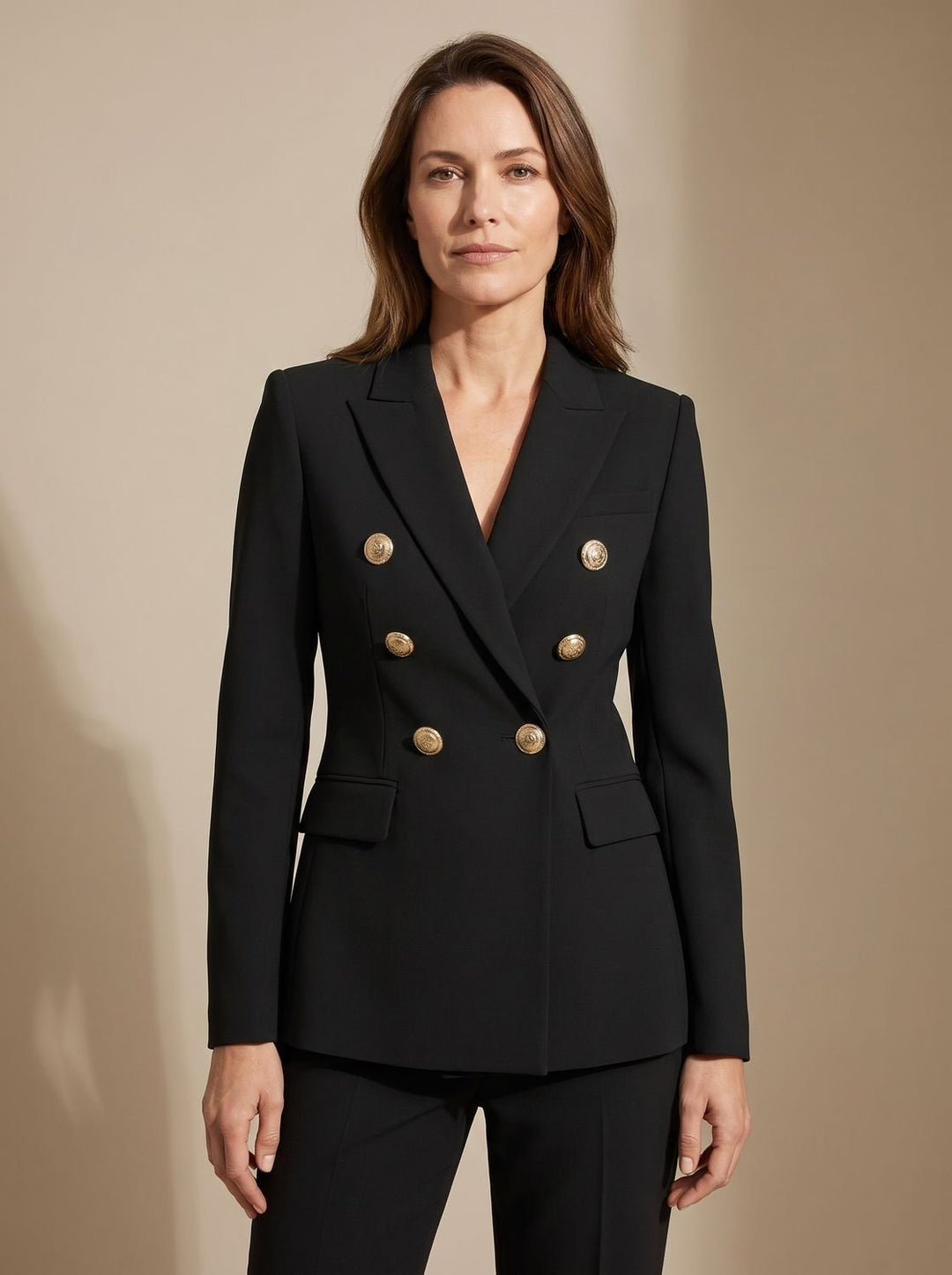Veste Blazer Croisée Structurée