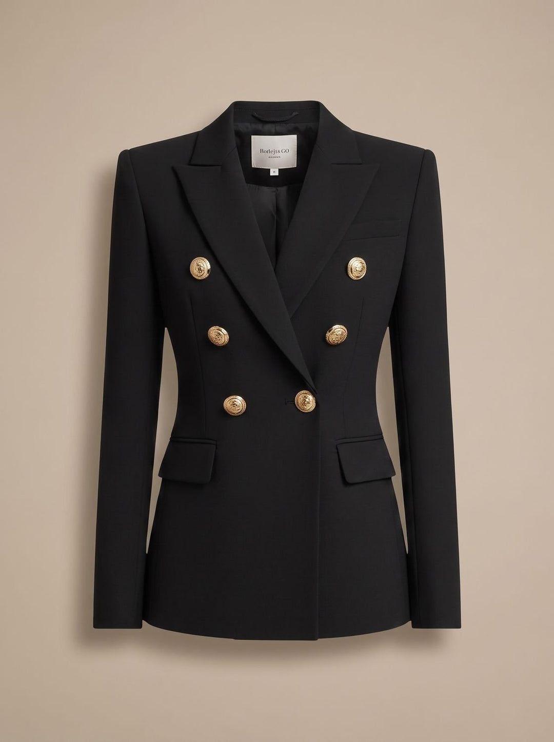 Veste Blazer Croisée Structurée