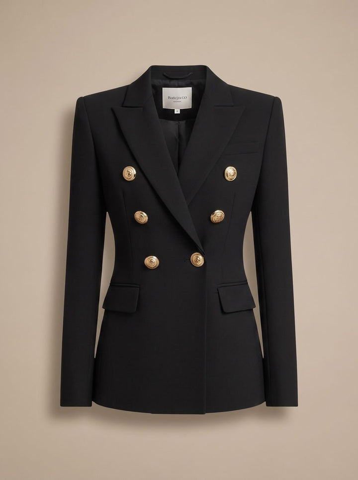 Veste Blazer Croisée Structurée