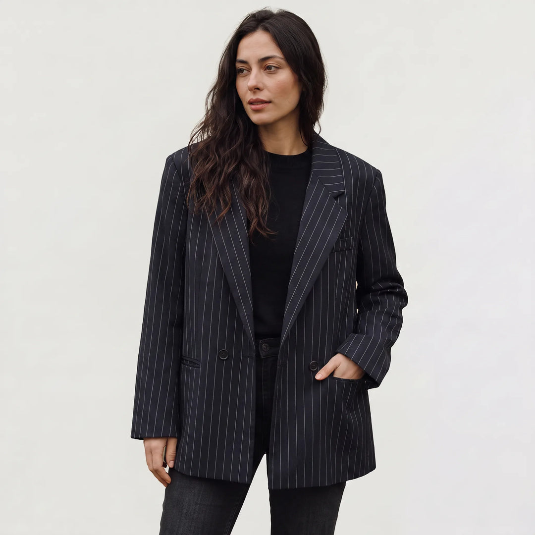 Veste blazer élégante noire – Noir