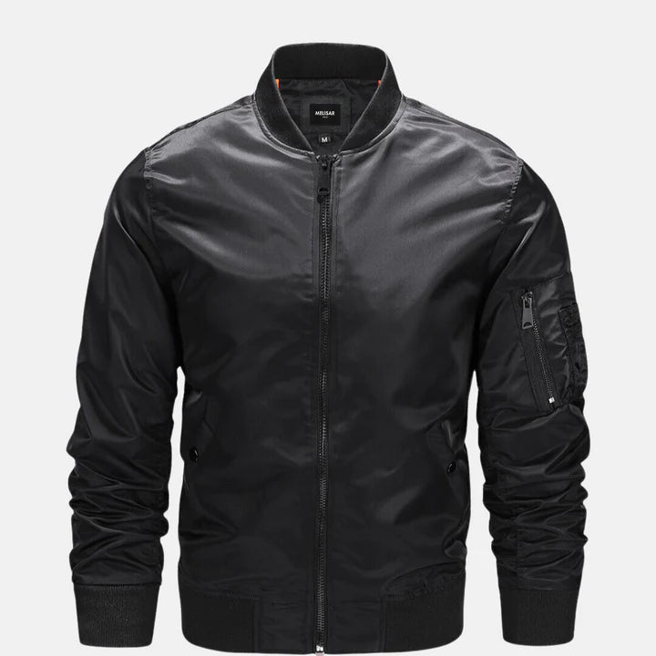 Veste Bomber Classique pour Homme – Noir