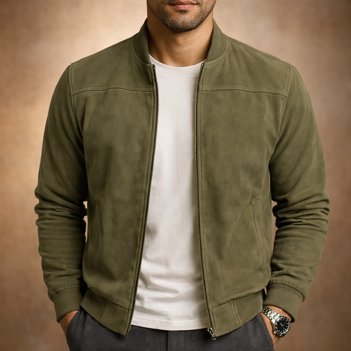 Veste Bomber Légère pour Homme – Vert