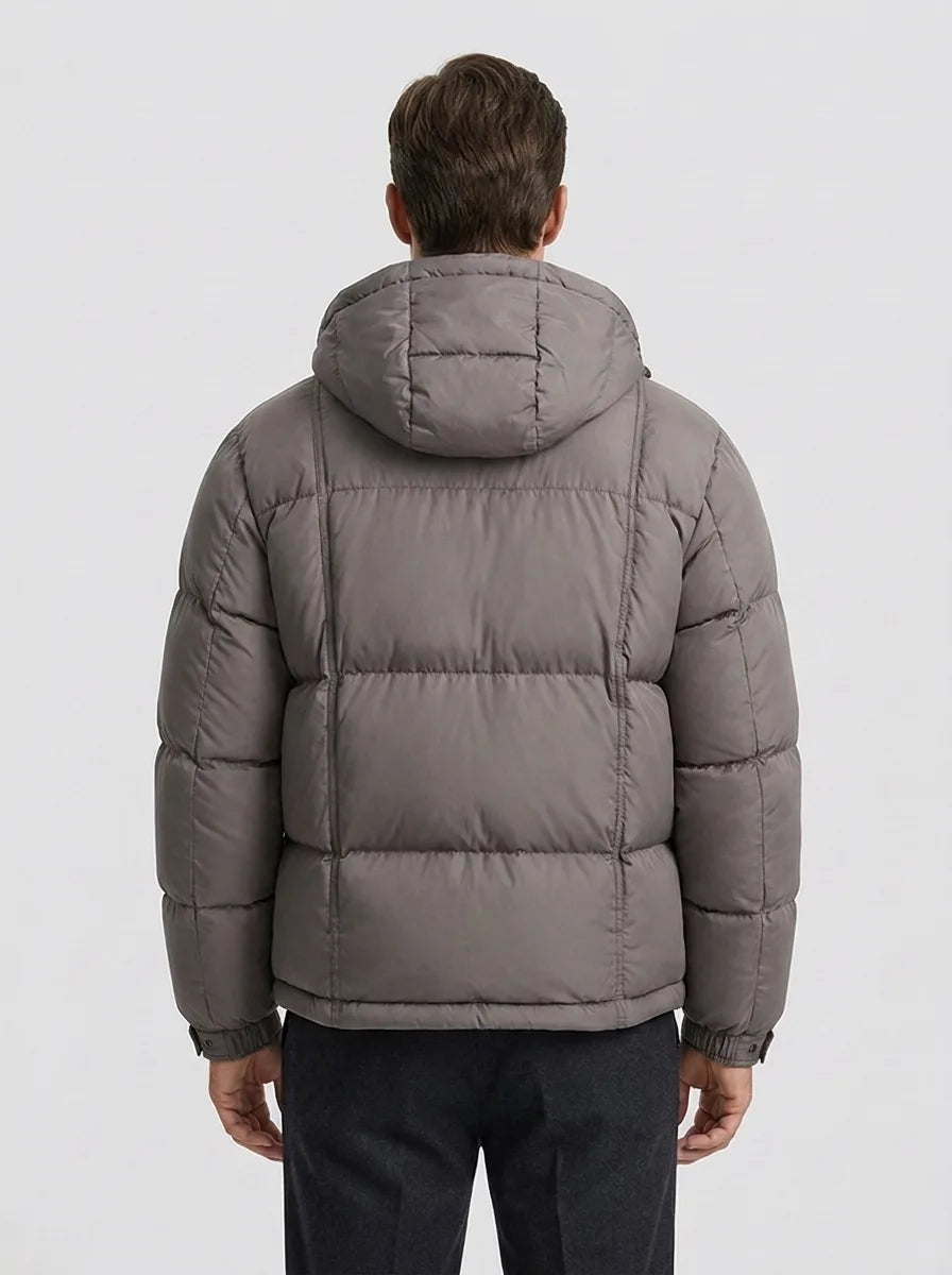 Veste Bouffante à Capuche