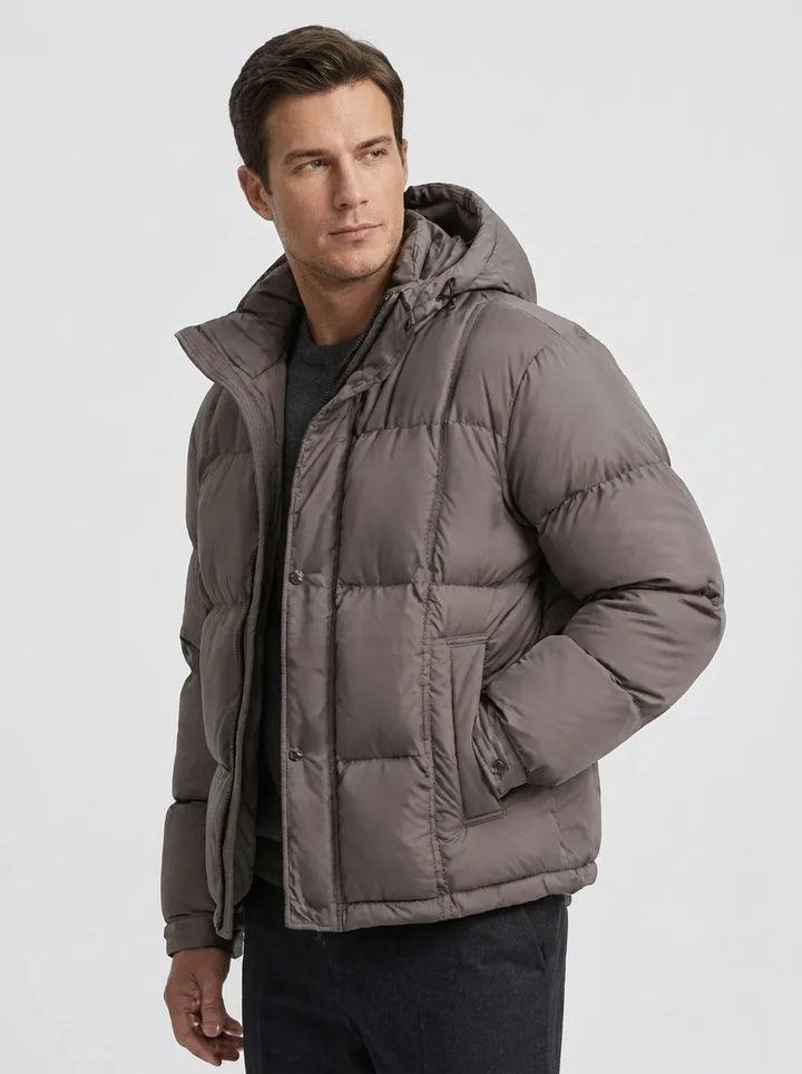 Veste Bouffante à Capuche