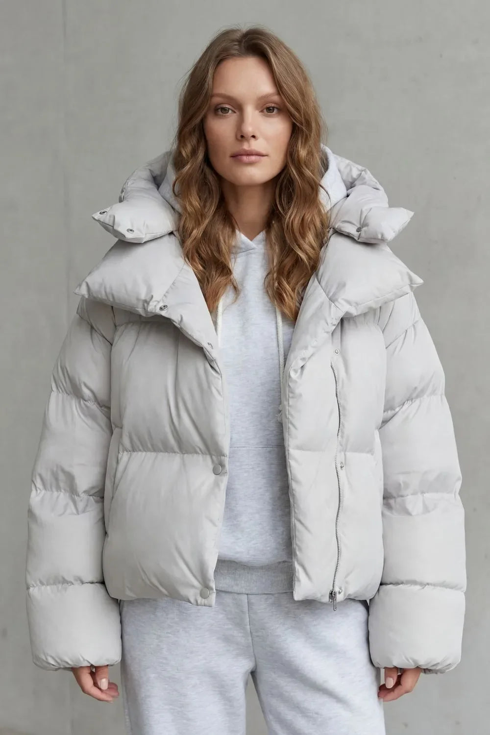 Veste Chaude à Capuche