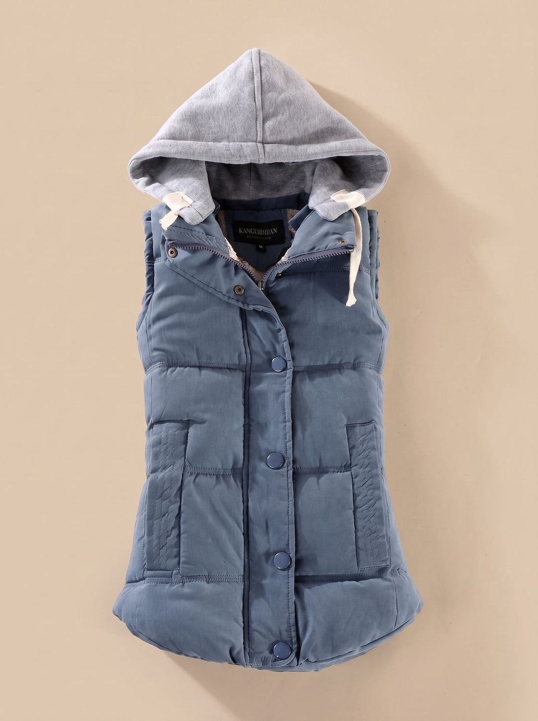 Veste Cintrée à Capuche Amovible