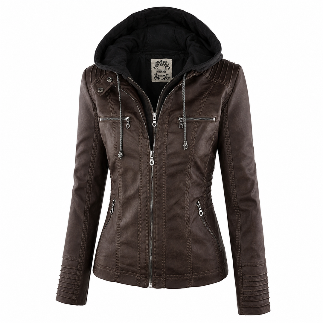 Veste cintrée avec capuche