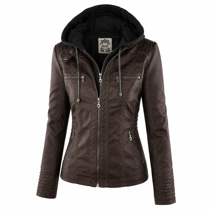 Veste cintrée avec capuche