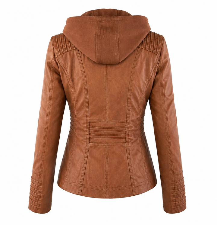 Veste cintrée avec capuche