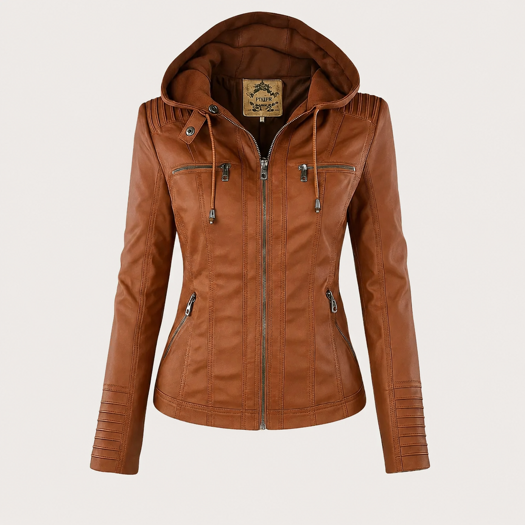 Veste cintrée avec capuche