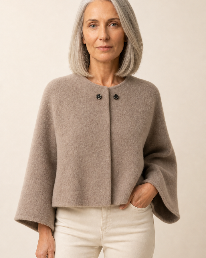 Veste courte à manches évasées