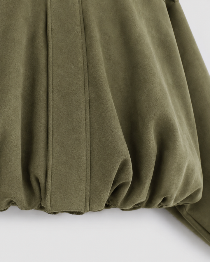 Veste Courte à Silhouette Ample