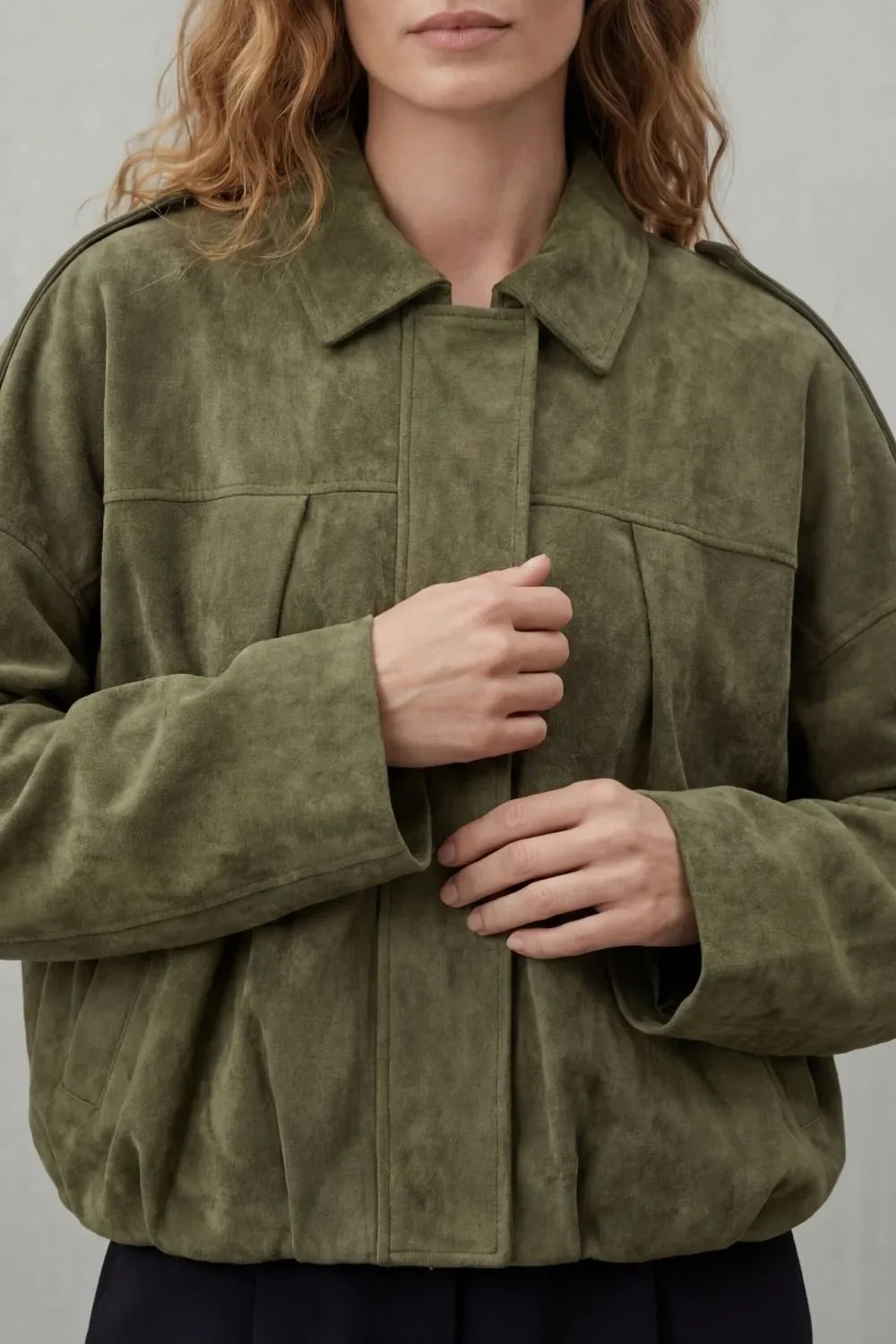 Veste Courte à Volume Sculpté