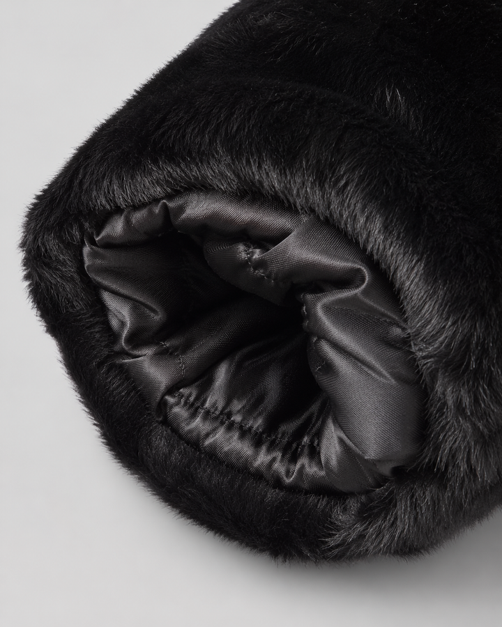 Veste Courte Enveloppante à Capuche