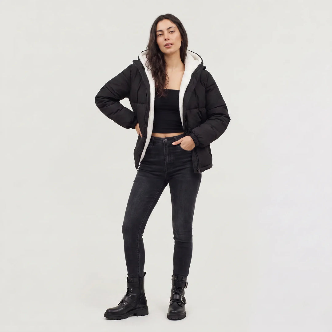 Veste d'Hiver à Capuche Douillette
