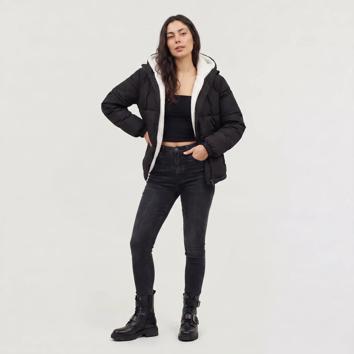 Veste d'Hiver à Capuche Douillette