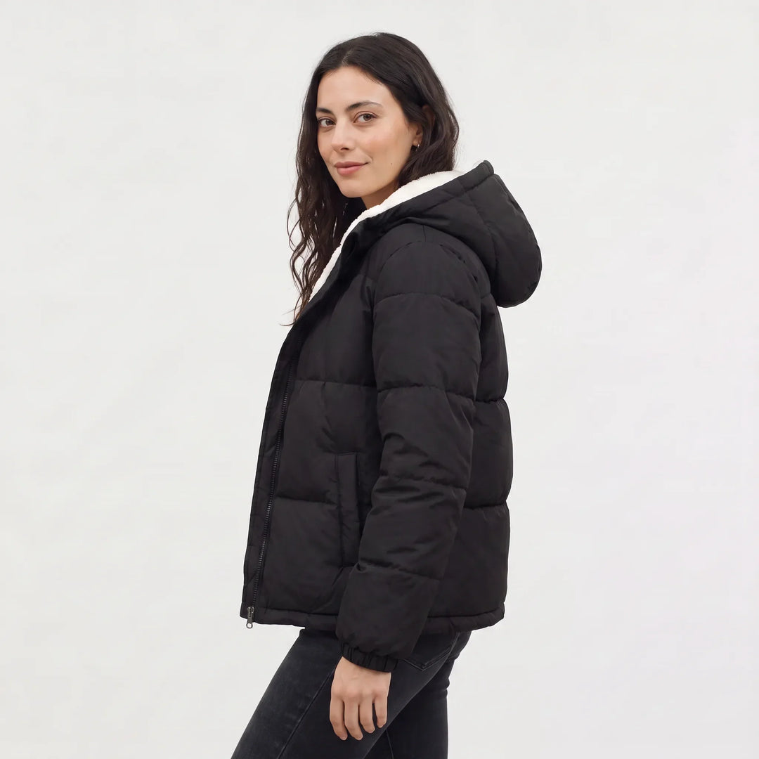 Veste d'Hiver à Capuche Douillette