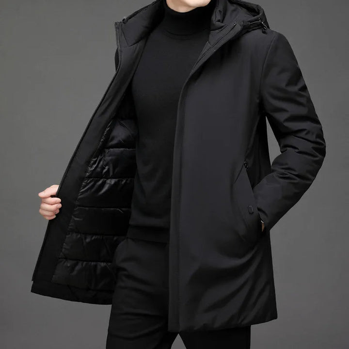 Veste d'Hiver Essentielle à Capuche