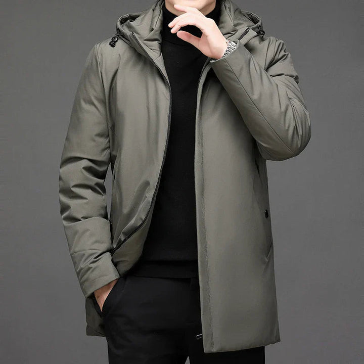 Veste d'Hiver Essentielle à Capuche