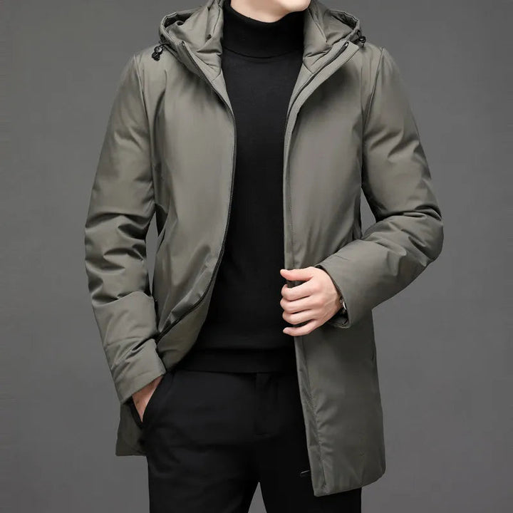 Veste d'Hiver Essentielle à Capuche – Vert