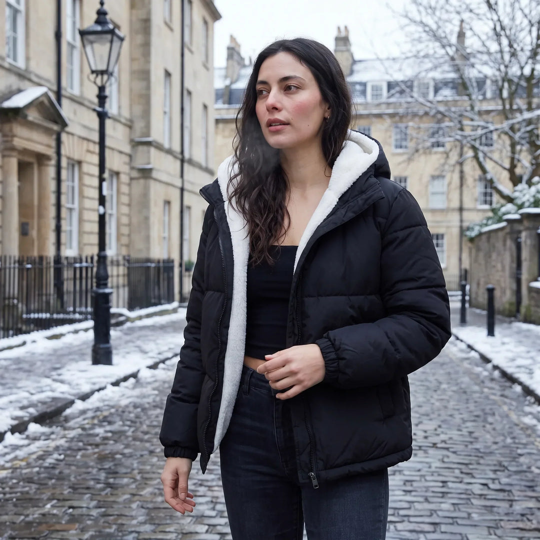 Veste d'Hiver à Capuche Douillette