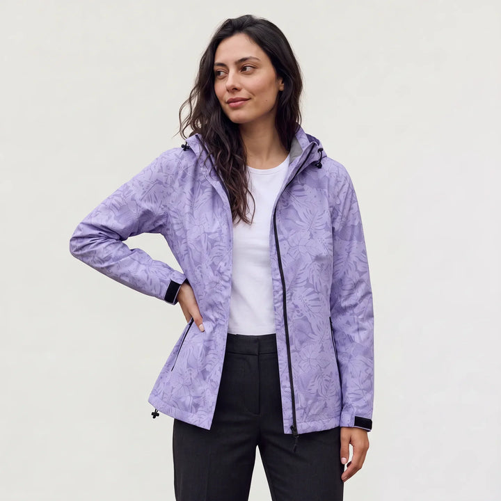 Veste de mi-saison à capuche – Violet
