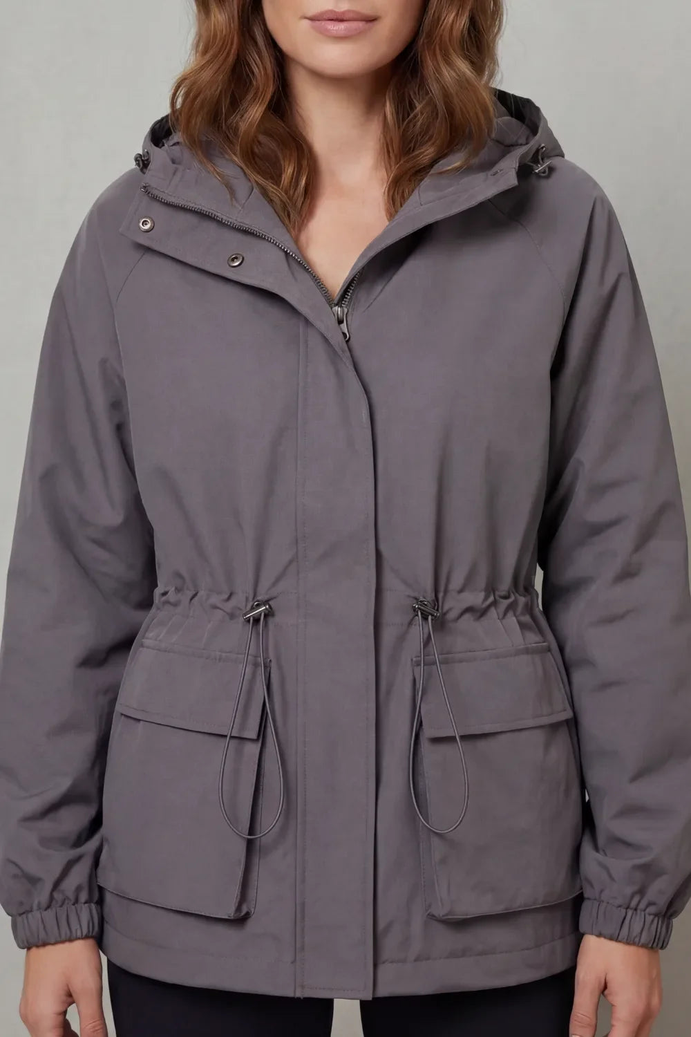 Veste de Mi-saison Ajustable – Gris