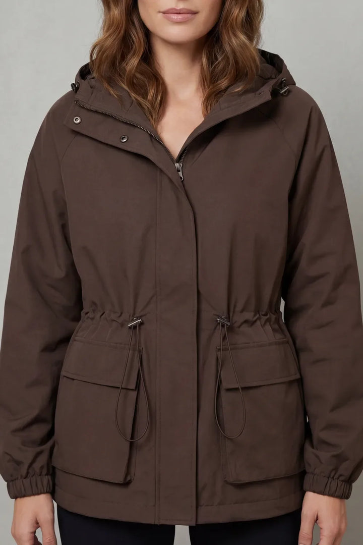 Veste de Mi-saison Ajustable – Marron
