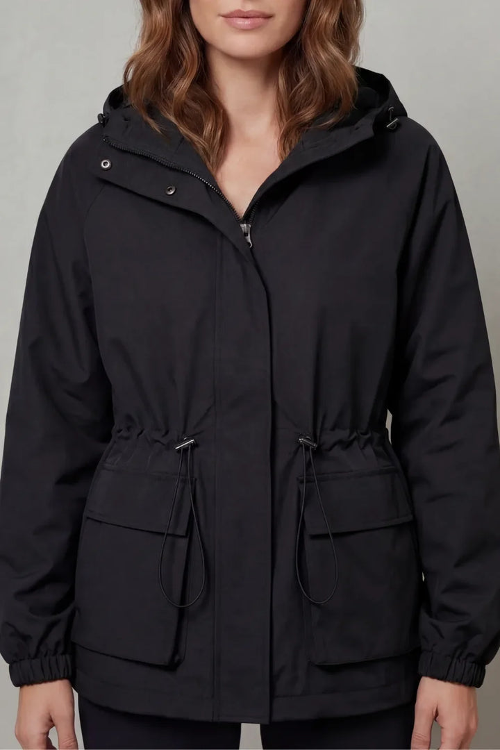 Veste de Mi-saison Ajustable – Noir