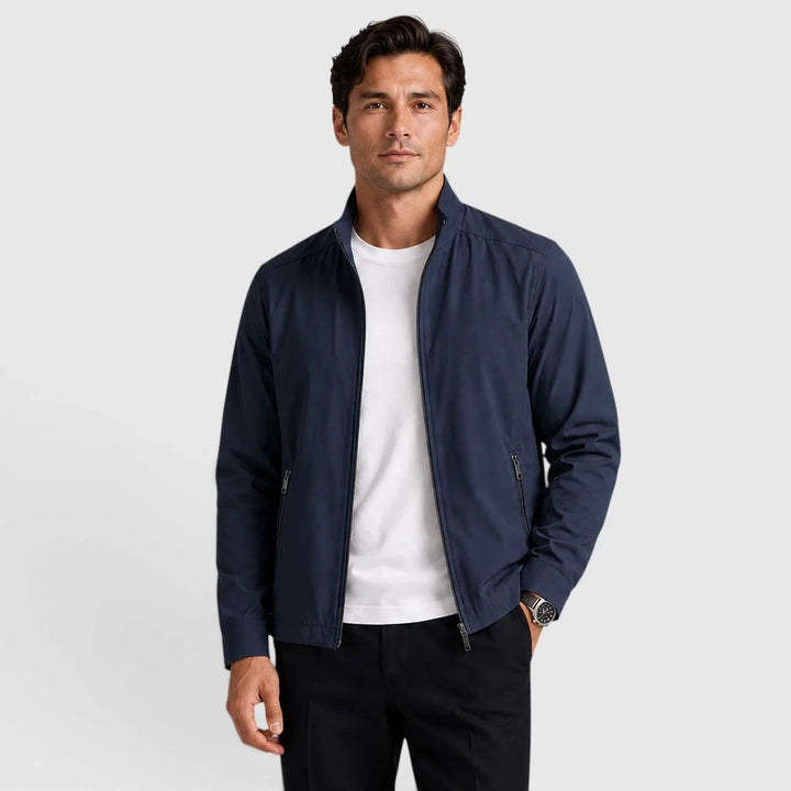 Veste de Mi-saison Zippée – Bleu Marine