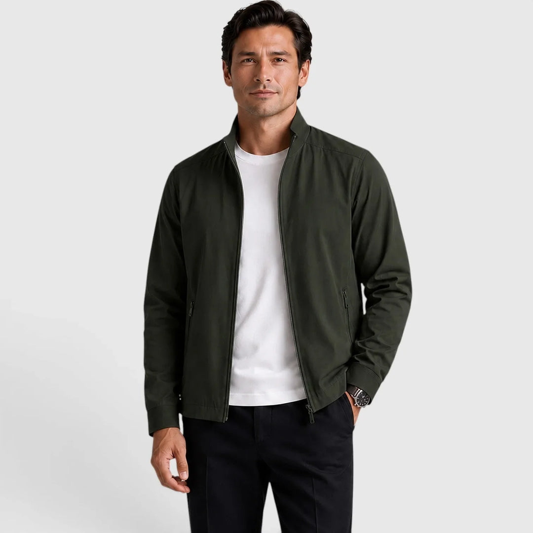 Veste de Mi-saison Zippée – Vert