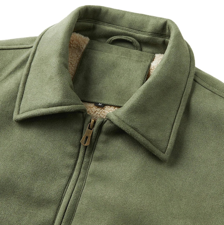 Veste Doublée Style Aviateur