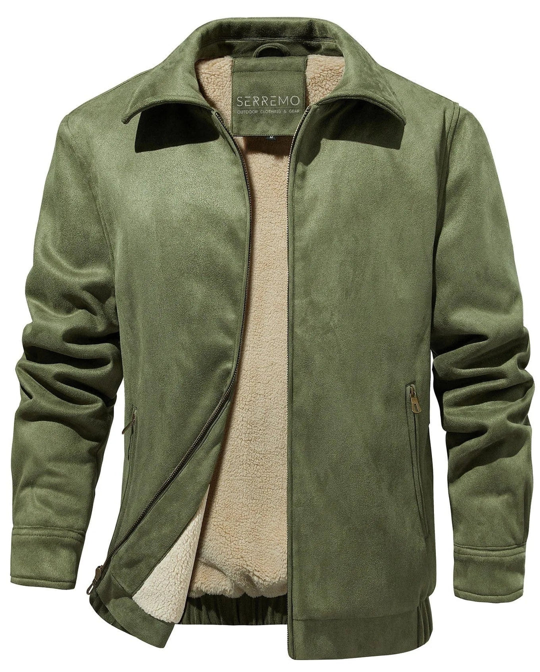 Veste Doublée Style Aviateur