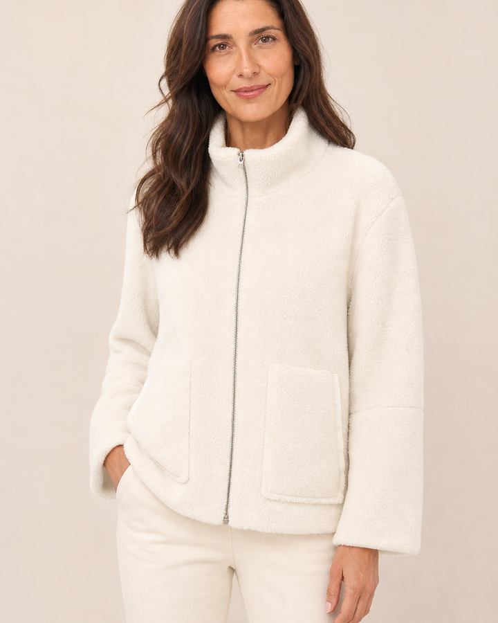 Veste douillette à col montant