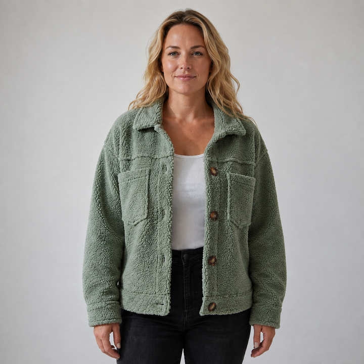 Veste douillette style surchemise