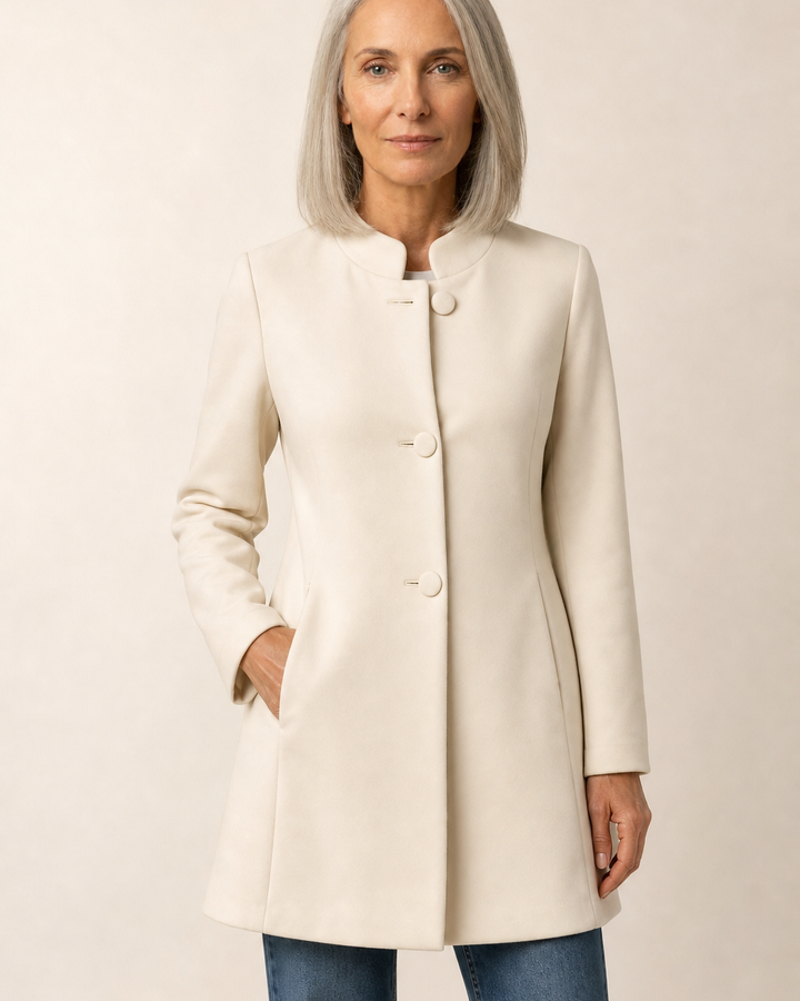 Veste élégante à col montant