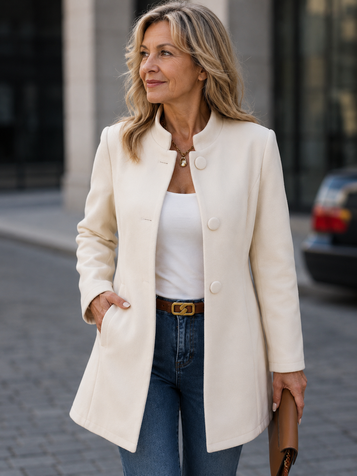 Veste élégante à col montant