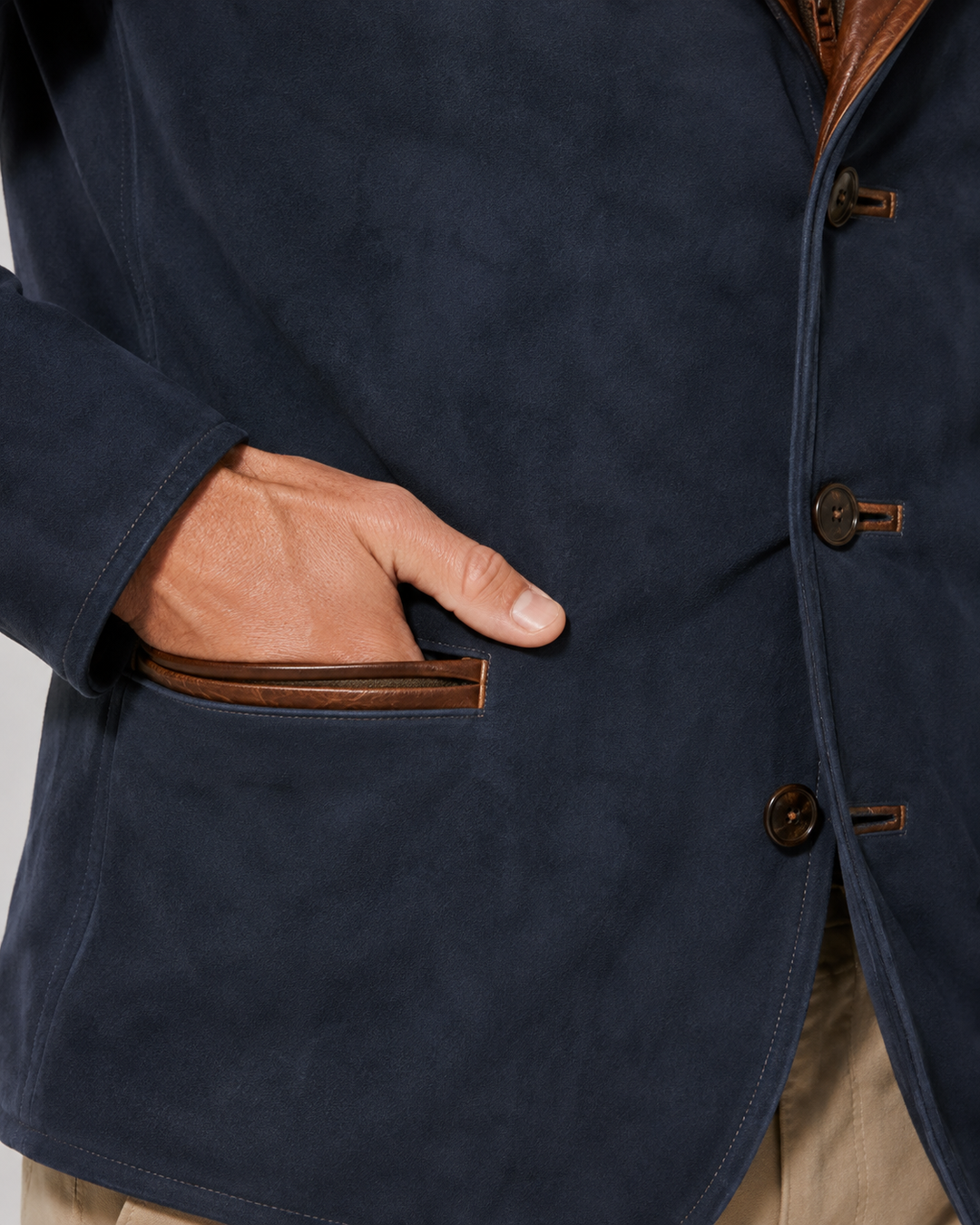 Veste Élégante à Col Superposé
