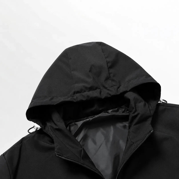 Veste Essentielle Zippée à Capuche