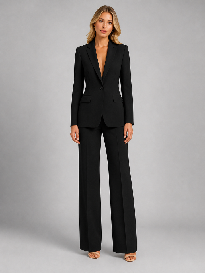 Veste et Pantalon Tailleur – Noir