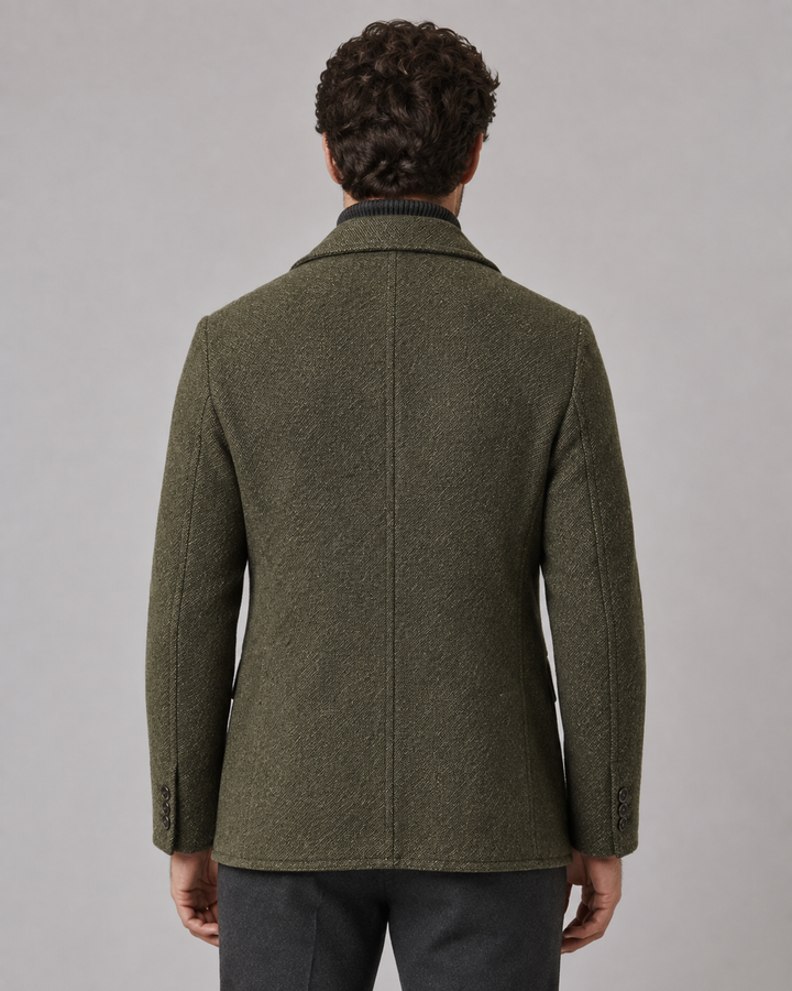 Veste Homme Structurée Vert Olive