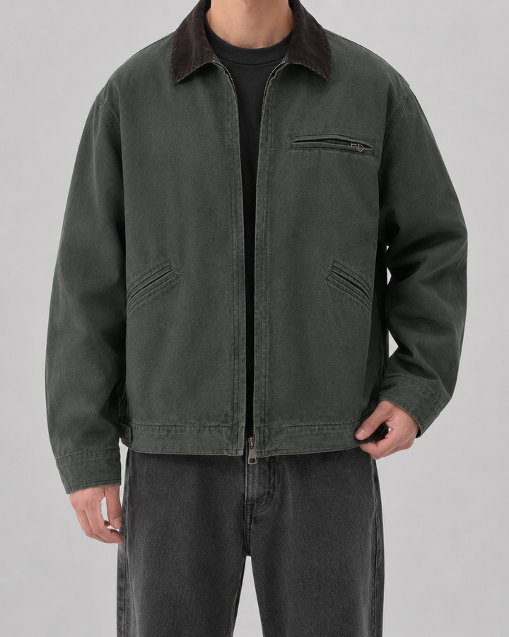 Veste Homme Style Workwear – Vert